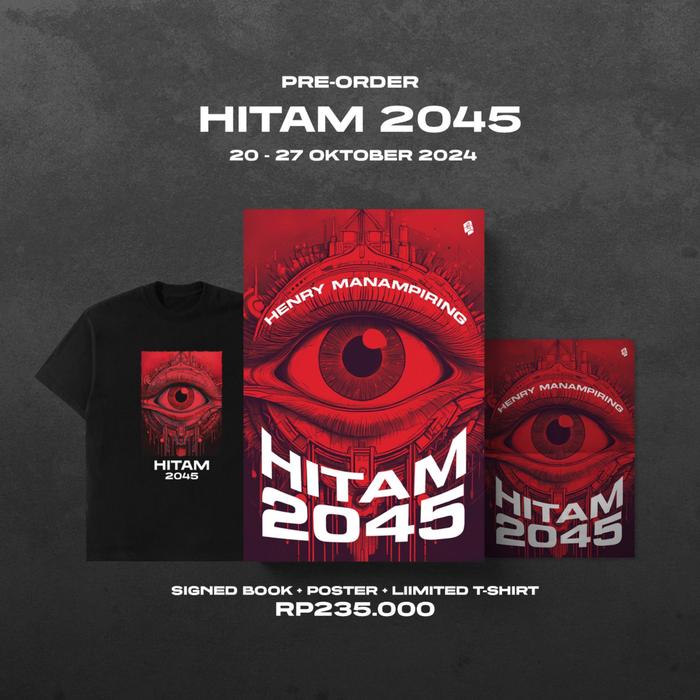 Gambar Buku Novel Hitam 2045 - Bukune - Henry Manampiring - Bukune - Bumi Fiksi - BUKU+TSHIRT dari Bumi Fiksi Makassar undefined Tokopedia