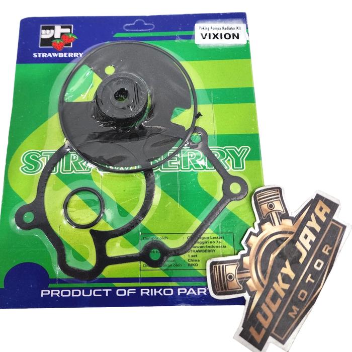 Gambar Oil Sil Seal Water Pump Water Pom Radiator Vixion Old Lama Pnp Vixion New Lightning Vixion New Advance NVL NVA Plus Packing Strawberry dari CV LUCKY JAYA MOTOR undefined Tokopedia