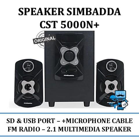 Gambar Speaker Aktif Simbadda CST 5000+ - Bluetooth,USB,Radio, AUX In dari Das Livia Computer undefined Tokopedia