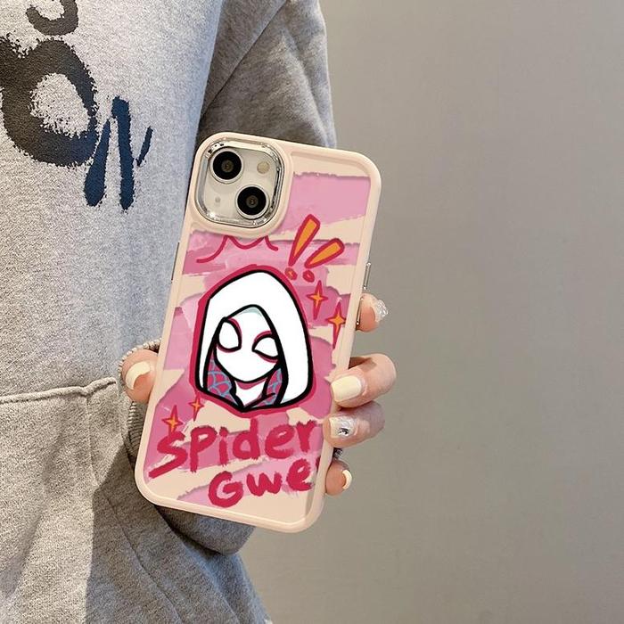 Gambar XZ case spiderman iPhone couple Casing Hp For iPhone 15 14 Plus 11 13 12 Pro Max 7 8 Plus X XS MAX XR 15 14 Plus X XS XR Max Gaya Kasus Pasangan Spider-Man Bahan Tpu Kartun Warna Kartun Kartun Warna Putih, Merah Muda dan Hitam Tua Aesthetic Cewek Pink - pink, iPhone 13 Pro dari Mini Healthy Store undefined Tokopedia