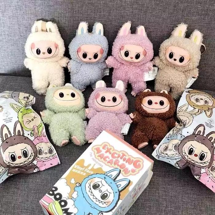 Gambar READY STOCK BONEKA LABUBU MACARON KEY CHAIN PLUSH DOLL GANTUNGAN LABUBU - LABUBU DUS V1 dari Stevannietoys undefined Tokopedia