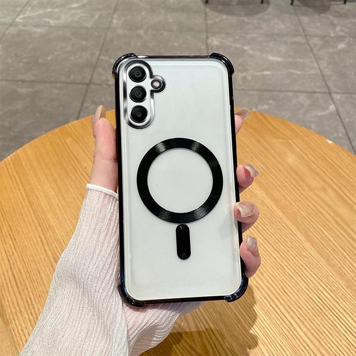 Gambar Samsung galaxy A16 / A06 Soft Case MagSafe magnet wireless plating Casing Cover - Hitam, A06 dari Lukman prayetno undefined Tokopedia