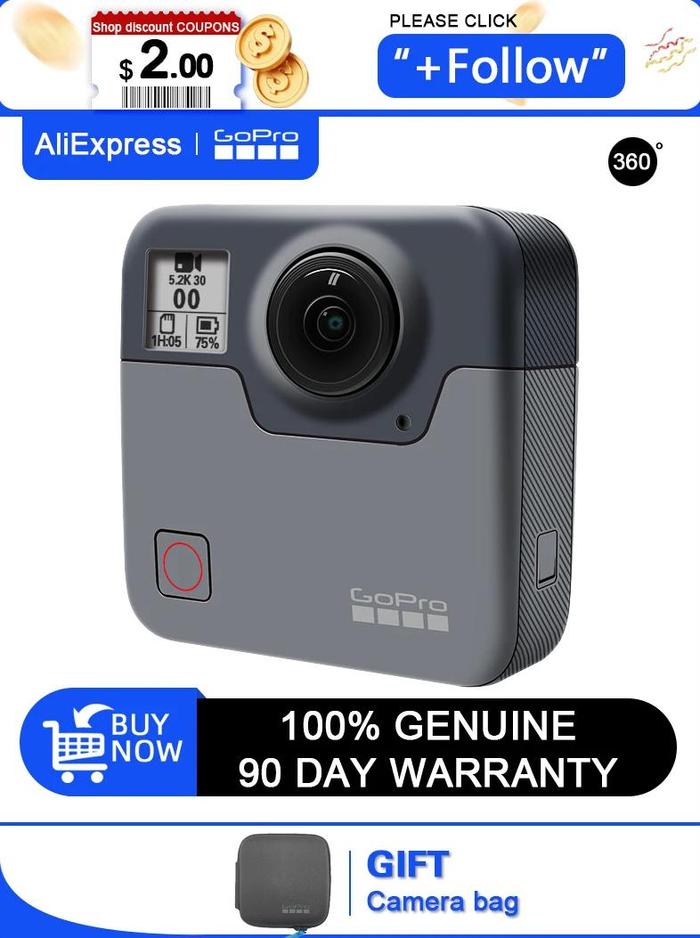 Go Pro Gopro Fusion 360 Action Camera Jual (Used) GoPro Fusion 360