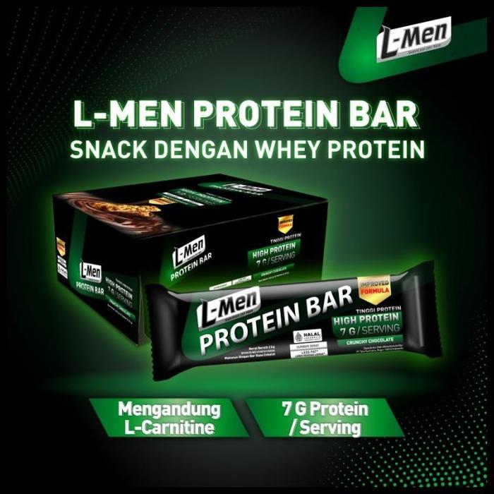 Gambar Terlariss Twin Pack - L-Men Protein Bar Strongberry 12 Sachet - Tinggi Protein Harga Promo dari Haikal Mart24 undefined Tokopedia