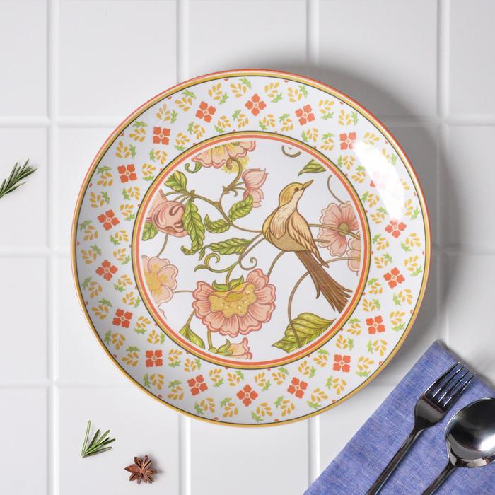 Gambar Flower Bird Dinner Salad Plate - Piring Makan dari Sango Ceramics Indonesia undefined Tokopedia