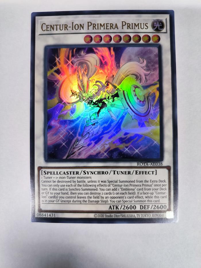 Primera Primus Jual YuGiOh AE ROTA-AE038 Centur-Ion Primera Primus - Ultra Rare - Kota ...