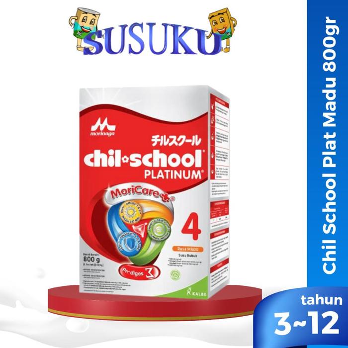 Gambar Promo | Morinaga Chil School Platinum Susu Pertumbuhan Anakn 3-12 Tahun Rasa Vanilla/Cokelat/Madu 800Gr - Madu 800gr dari Djola joli undefined Tokopedia