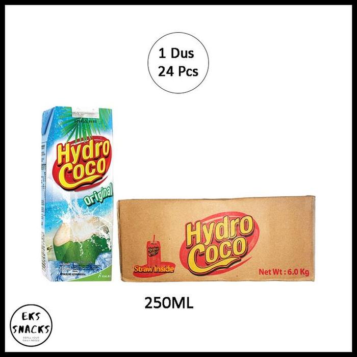 Gambar Terlaris Hydro Coco 250Ml [1 Dus 24 Pcs] dari warkopcekini undefined Tokopedia
