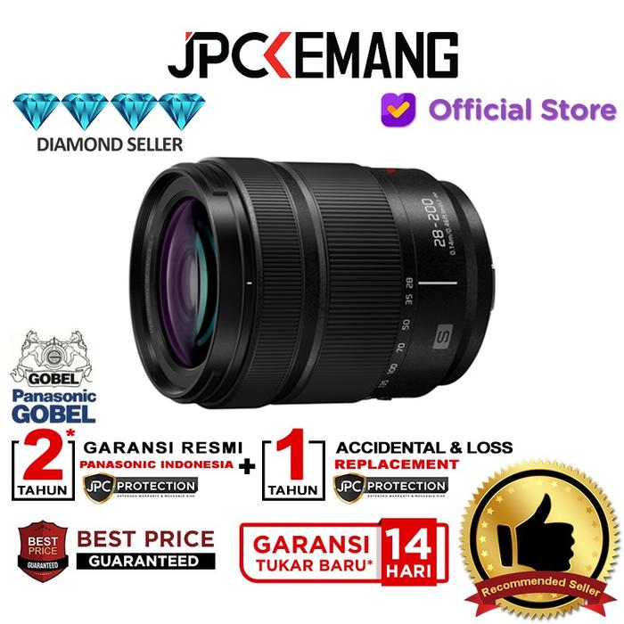 Gambar Panasonic Lumix S 28-200mm F4-7.1 Macro O.I.S. Lens Panasonic 28-200 mm GARANSI RESMI - StandardPackage dari JPC Kemang undefined Tokopedia