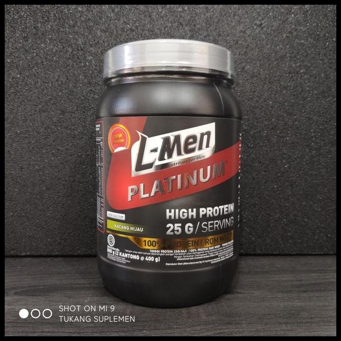 Gambar Terlariss L-Men Lmen Platinum 800Gr 800 Gram New Formula Terbaru - Kacang Hijau dari Haikal Mart24 undefined 5 Tokopedia