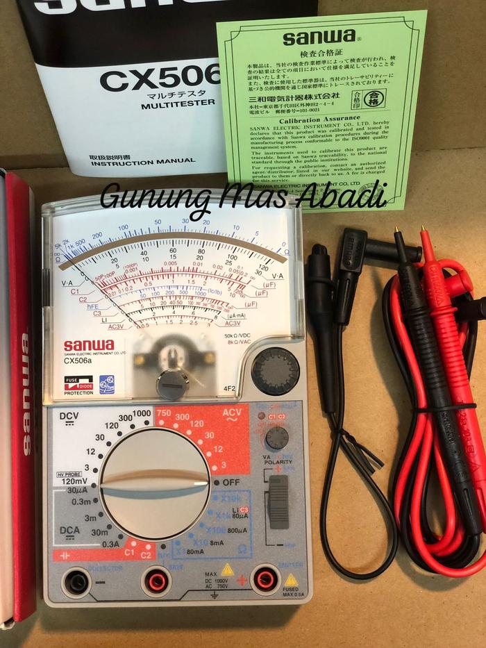 Gambar SANWA CX506A CX 506A DIGITAL MULTIMETER - CX506A dari Gunung mas abadi undefined Tokopedia