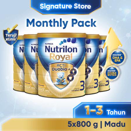 Gambar Nutrilon Royal 3 Madu Susu Pertumbuhan Bubuk 800 gr x 5 dari toko siwel undefined Tokopedia