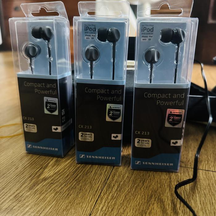 Original Sennheiser Cx213 Jual Sennheiser CX 213 New Original Kota