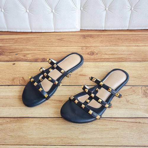 Gambar Sandal Wanita Buat Pesta Kodangan Lebaran Pergi Jalan Jalan - Hitam, 37 dari RIZHANCOLLECTION undefined Tokopedia