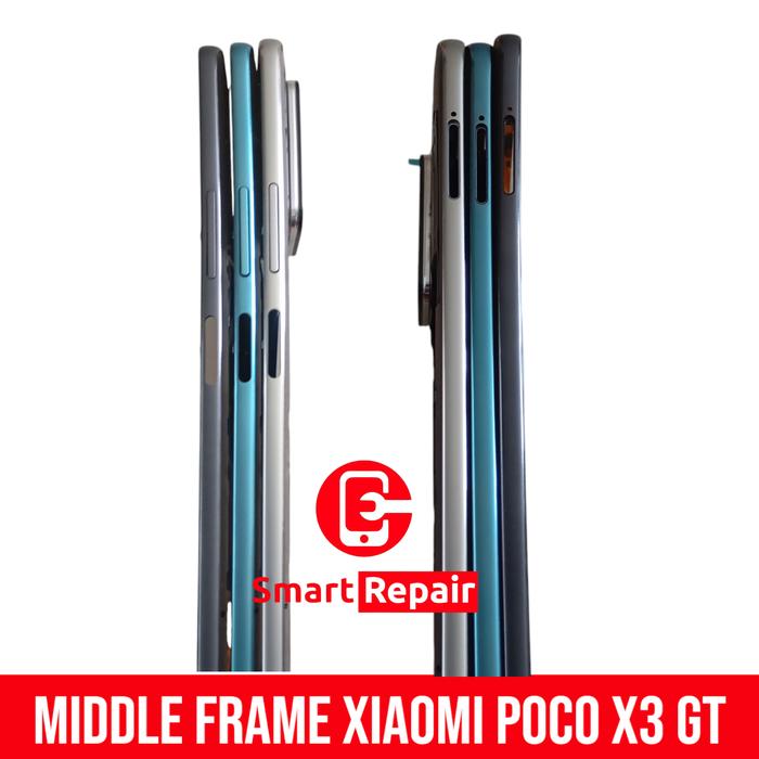 Gambar MIDDLE FRAME XIAOMI POCO X3 GT / TULANG BOLONG ORIGINAL - black dari Smart Repair undefined Tokopedia
