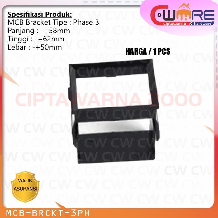 Gambar Bracket MCB Panel Mounting MCB Bracket 1 Phase 3 Phase Pemasangan Pintu Panel Switch Listrik - 3 Phase dari Ciptawarna2000 Home Living undefined Tokopedia