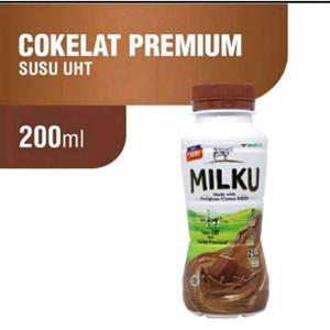 Gambar MILKU SUSU UHT RASA COKELAT 200ml - pieces dari SOHIBMART_NEW undefined Tokopedia