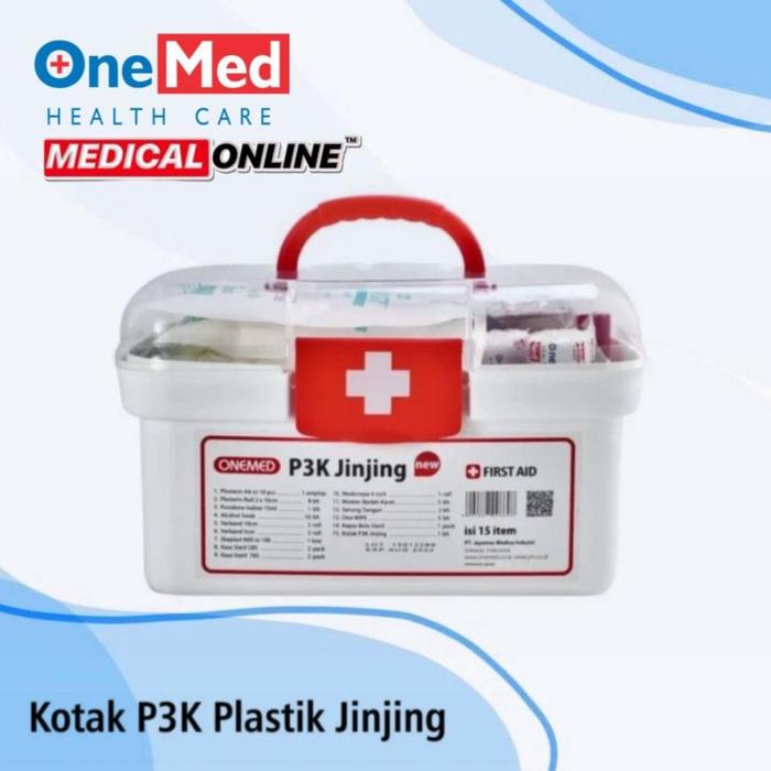 Gambar Termurah !!! P3K ONEMED KOTAK P3K JINJING FAMILY KIT FIRST AID KID MEDICAL ONLINE MEDICALONLINE - JINJING 19 ITEM dari FINDRI TOK undefined 5 Tokopedia