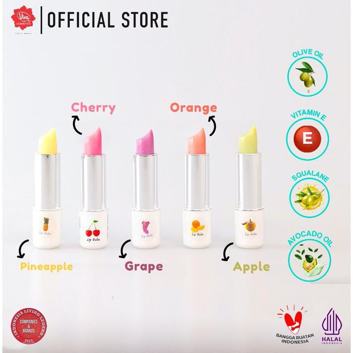 Gambar RED A Lip Balm Buah 3gr By Viva Cosmetics dari kimkosmetik undefined Tokopedia