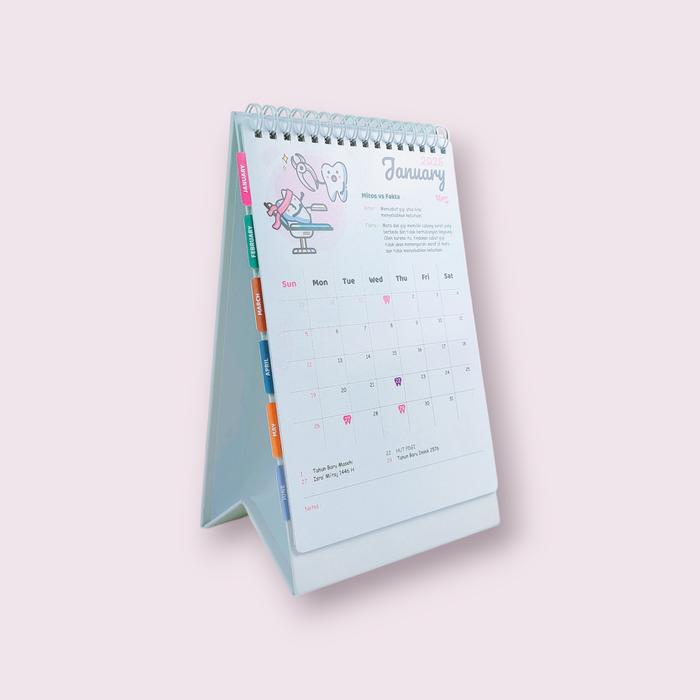 Gambar Kalender Edukasi Gigi Aesthetic Dekorasi Klinik Ruang Dokter Gigi dan Mulut drg Dentist Lucu Edukasi Pasien Menarik Educative desain Eksklusif - Jilid Spiral, Non Custom dari GEpro-id undefined Tokopedia