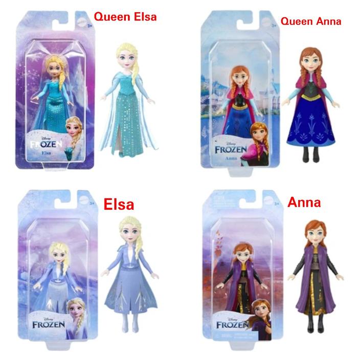Jual Boneka Disney Frozen Mini Basic Elsa or Anna Doll Mattel - Kab ...