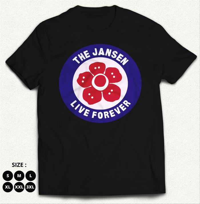Gambar Tshirt The Jansen unOfficial Merchandise Kaos Band Bootlag Pria & Wanita - Live Forever, XXL dari HollyDoo undefined Tokopedia