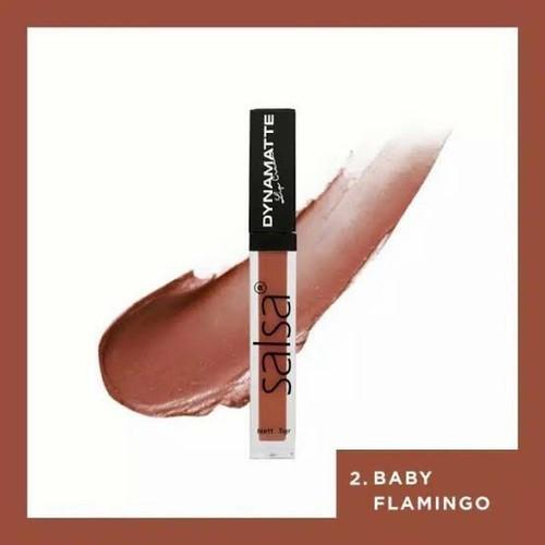 Gambar SALSA Dynamatte Lip Cream 5gr - Lipstick Long Lasting Matte LipCream - 02 BabyFlamingo, SALSA dari newtokotoko undefined Tokopedia