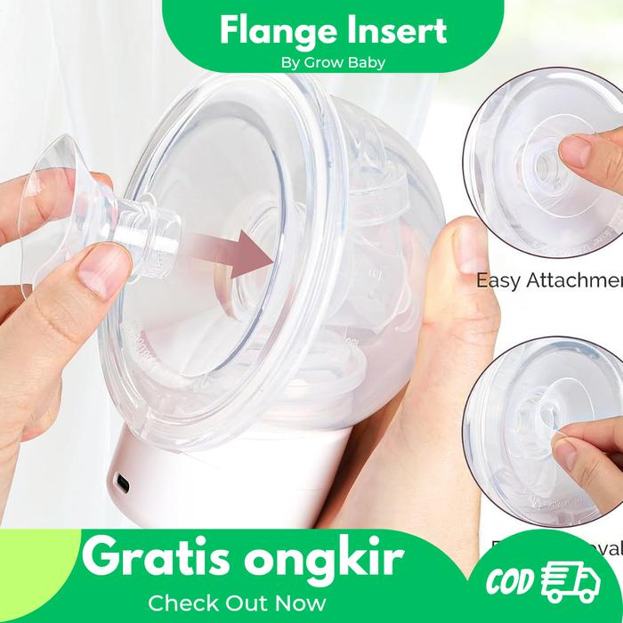 Gambar Flange Insert Grow Baby Accessories Breastpump Selipan Corong - 13mm, CLEAR dari Pompa Asi_ undefined Tokopedia