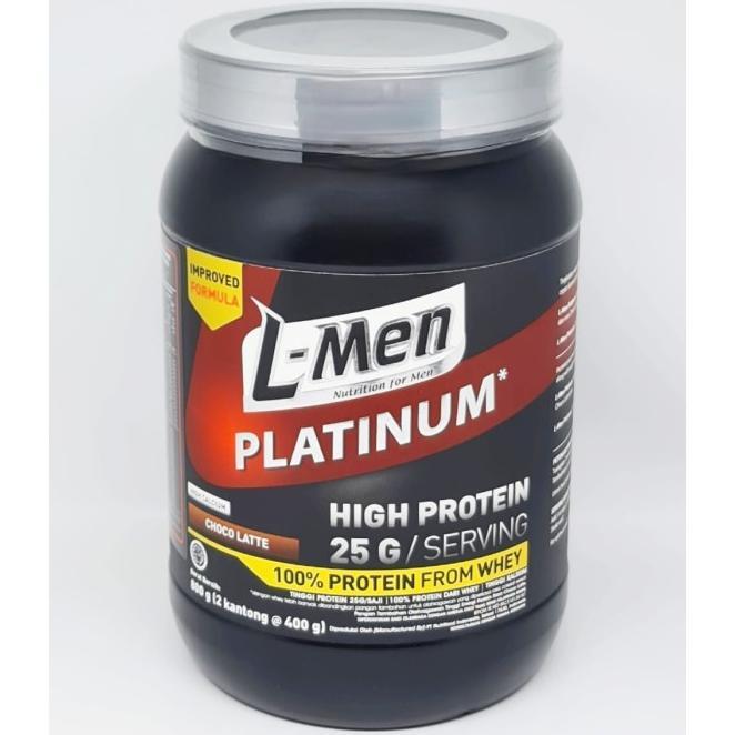 Gambar Promo L-Men Platinum Whey 800 Grams Protein L Men Lmen Susu Gym Fitness Diet Ready - BUBBLE GUM dari ermina malll undefined Tokopedia
