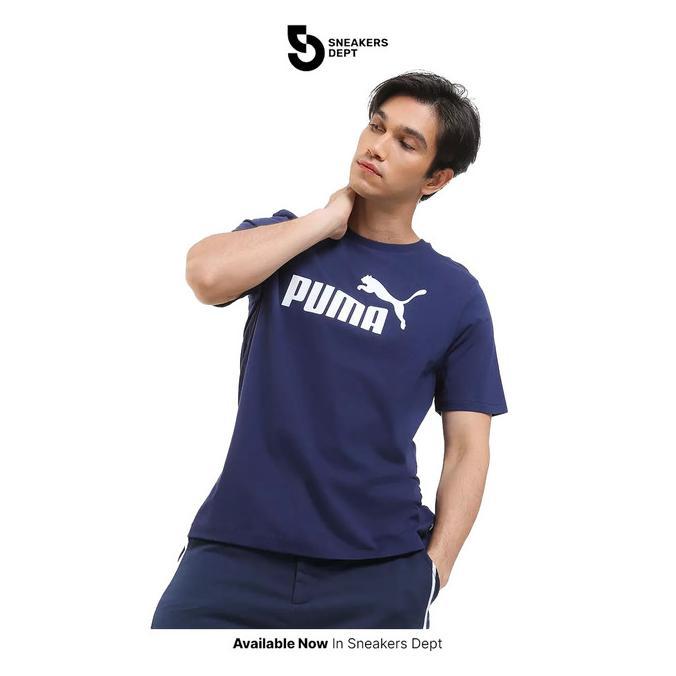 Gambar Kaos Pria PUMA ESS LOGO TEE 68085206 ORIGINAL - S dari Metro_Store99 undefined Tokopedia