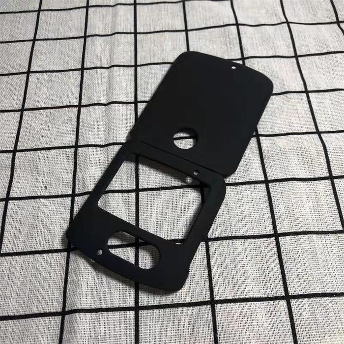Gambar Case For Motorola Moto Razr 2022 Razr 5G Matte Rock sandstone Casing Ultra Thin Slim Flip Frosted Simple Phone Hard Cover - Hitam, Moto Razr 5G dari Pear' Case undefined Tokopedia