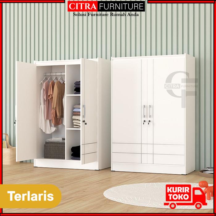 Gambar Lemari Pakaian Kecil Minimalis  | Lemari Baju anak - TANPA RAKIT dari Citra furniture undefined Tokopedia