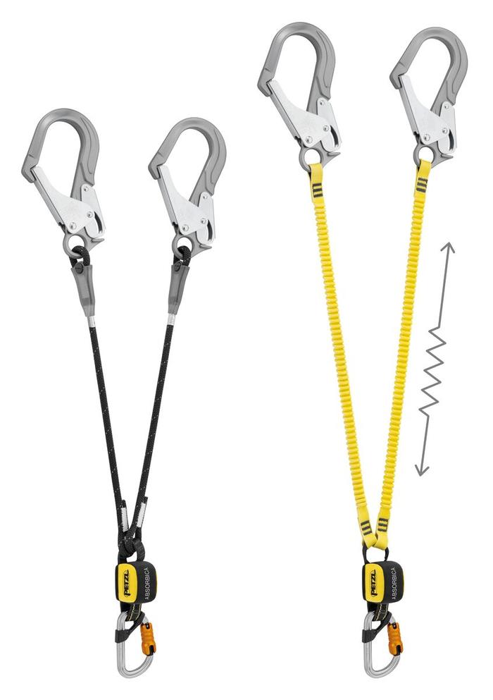 Gambar PETZL Absorbica - Y MGO (Double lanyard With MGO Connectors) - International, 150 Cm dari SleepingMONKEYS Outdoor undefined Tokopedia