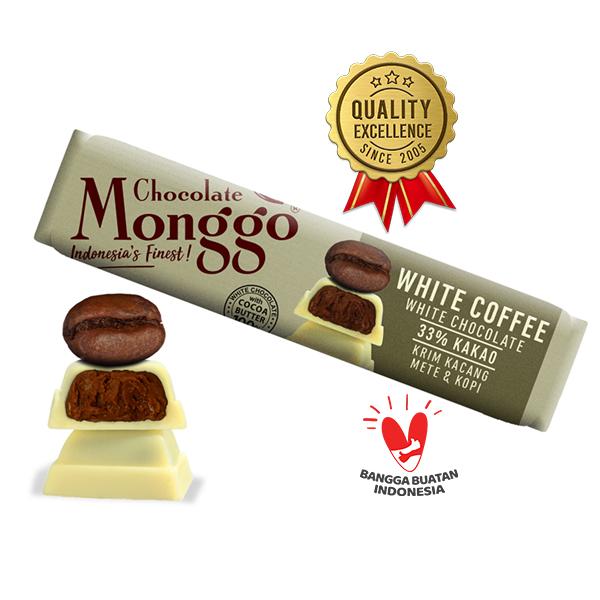 Gambar Chocolate Monggo | Crunchy & Milk Chocolate 33gr | Coklat Murni 100% Cocoa Butter | Cokelat Susu Rice Puff - White Coffee dari Chocolate Monggo Indonesia undefined Tokopedia