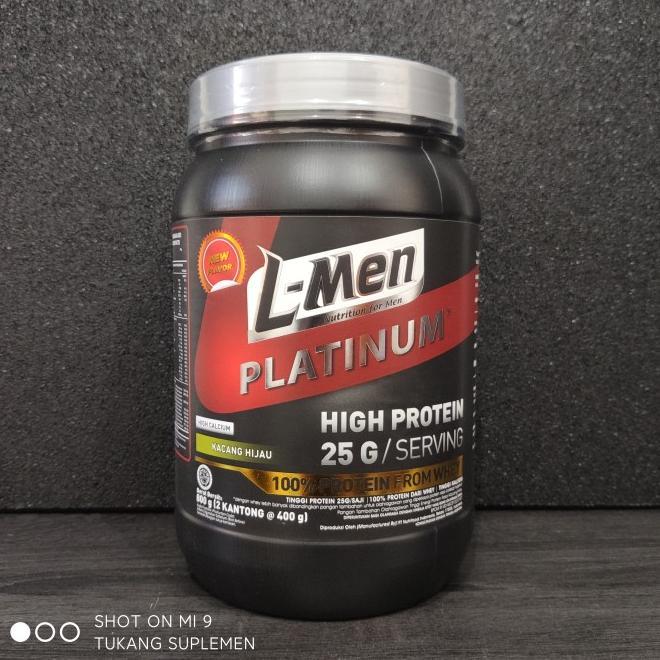 Gambar Terlaris L-Men Lmen Platinum 800Gr 800 Gram New Formula Ready - Kacang Hijau dari ermina malll undefined Tokopedia