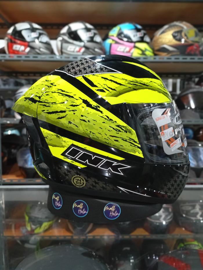 Gambar HELM INK FULLFACE CL MAX CL-MAX - #7 YELLOW, M dari MALL HELM undefined Tokopedia