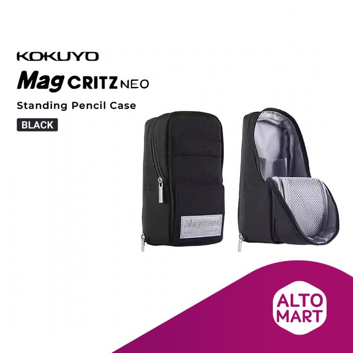 Gambar Kokuyo Mag Critz Neo Large Standing Pencil Case Kotak Pensil - BLACK dari Alto Mart undefined Tokopedia