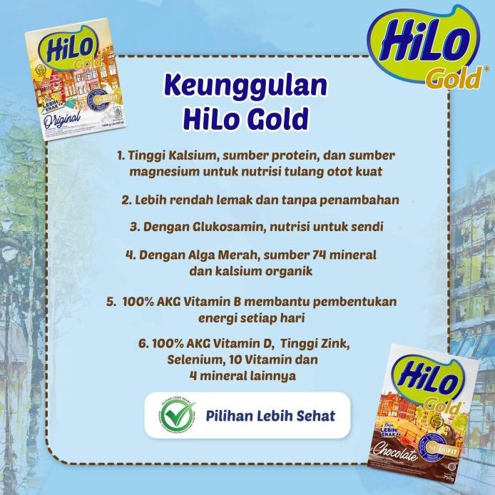 Gambar Hilo Gold Chocolate 500Gr - Susu Tinggi Kalsium Terlaris dari Bitty Basics undefined Tokopedia