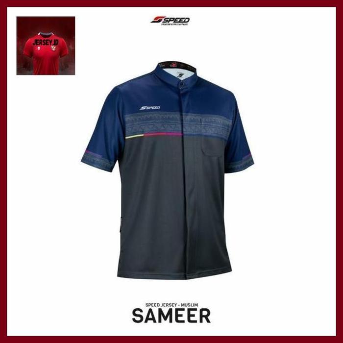Gambar JERSEY.ID Speed Kemeja Koko Muslim - Sameer - L, LENGAN PENDEK dari JERSEY-SPORT undefined Tokopedia