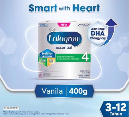 Gambar Enfagrow Essential 4 Susu Formula Anak 3 - 12 Tahun 400 gr dari fishshope undefined Tokopedia