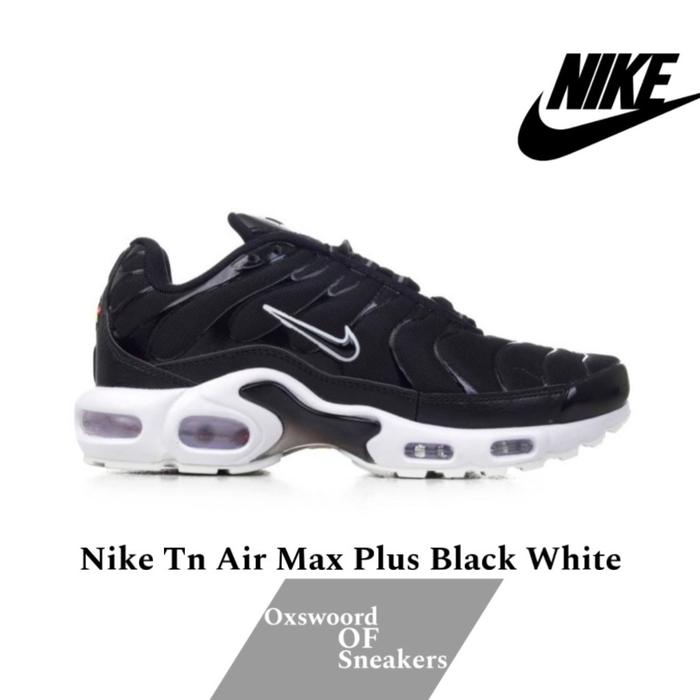 Gambar Sepatu Nike Tn Air Max Plus Black White - Black White, 39 dari Oxswoord Of Sneakers undefined Tokopedia