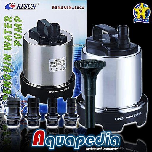 Gambar Resun Penguin-2400 Penguin-3200 Penguin-4500 Penguin-8500 Pompa Air Aquarium/Kolam - Penguin-8500 dari AQUAPEDIA_NEW undefined Tokopedia