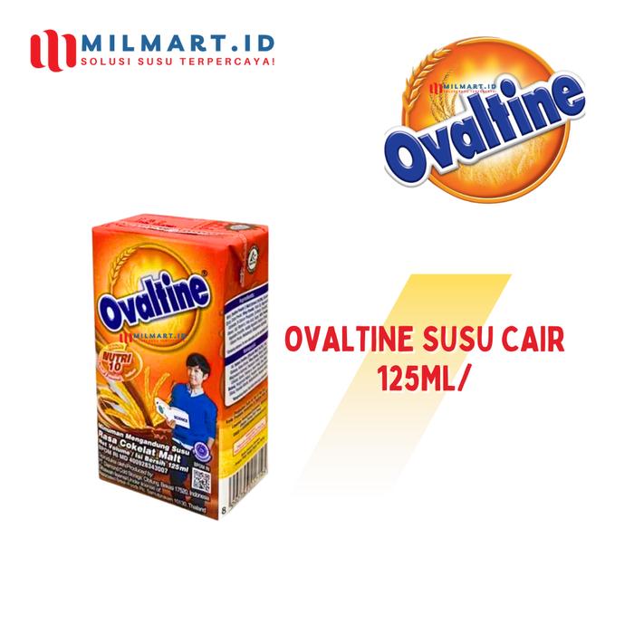 Gambar OVALTINE SUSU CAIR UHT RASA COKLAT 125ML/200ML/1 LITER MALT SUSU CHOCOLATE SUSU ANAK COKELAT - 125 ML dari milmart.id undefined Tokopedia
