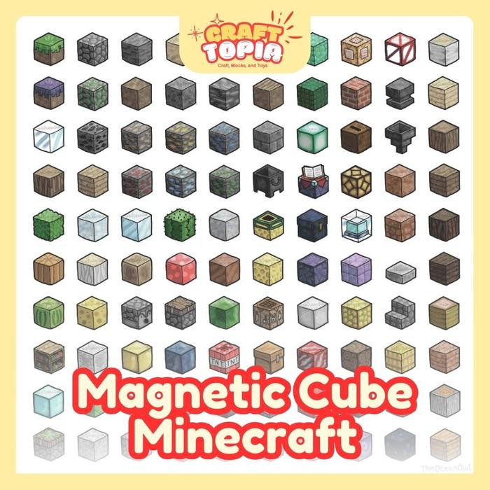 Promo [CRAFTOPIA] Minecraft Magnetic Blocks Satuan Mainan Anak Creative ...