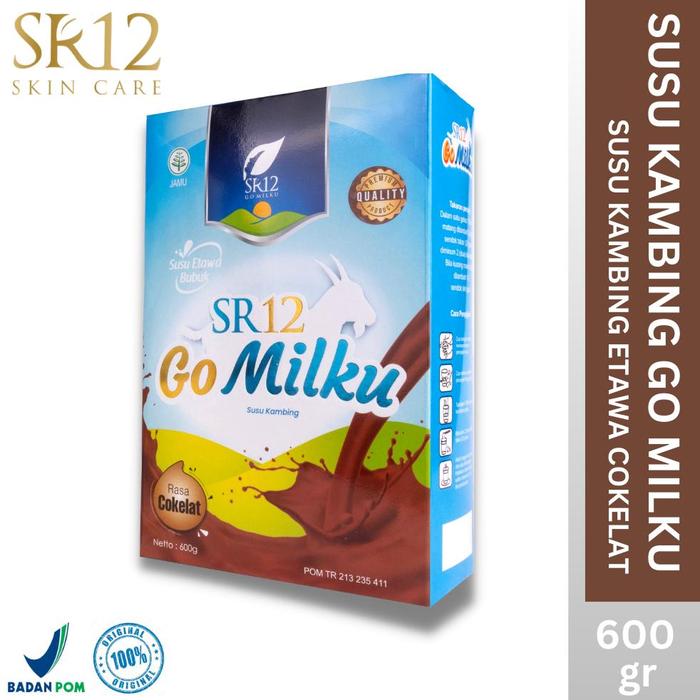 Gambar Susu Kambing Etawa Go Milku SR12 Rasa Coklat Penambah Berat Badan Anak Susu Tinggi Kalsium S100 - Coklat 600gr dari Affan Susu Shop undefined Tokopedia