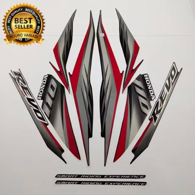 Gambar STIKER STRIPING MOTOR HONDA REVO ABSOLUTE 110 2009 - Hitam dari TwinRR Striping Motor undefined Tokopedia