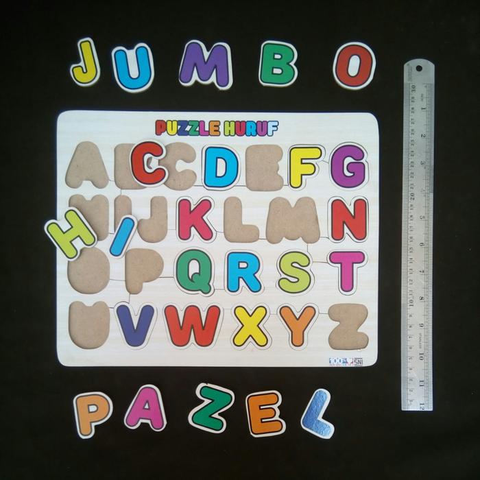 Gambar MAINAN EDUKASI PUZZLE ALPHABET HURUF ANGKA KAYU GAMBAR BINATANG - 01 HURUF BESAR dari AIKA EDUTOYS undefined Tokopedia
