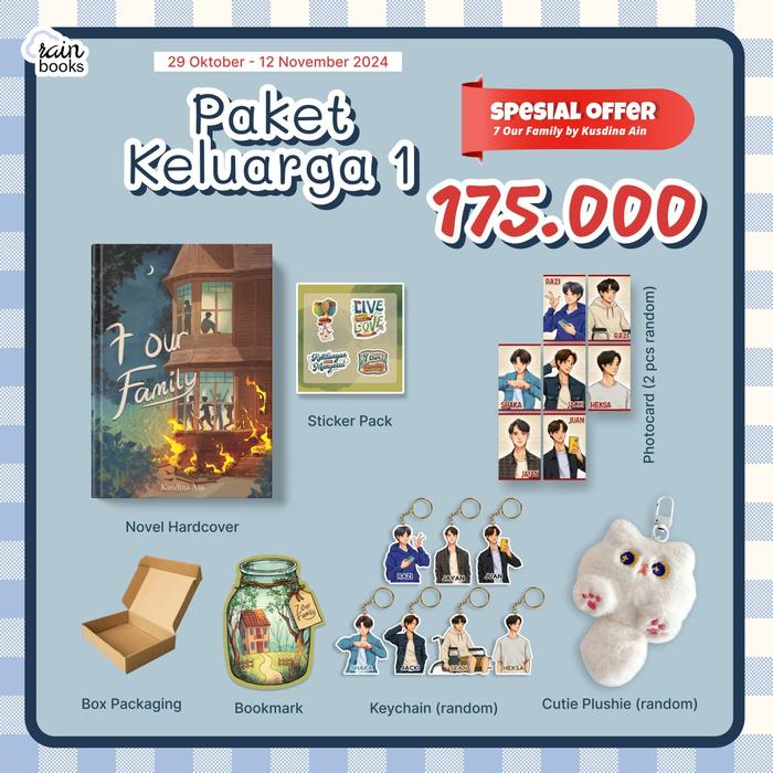 Gambar Buku Novel - 7 OUR FAMILY - Kusdina Ain - Rainbook - Bumifiksi - KELUARGA 1 dari BumifiksiJogjakarta undefined Tokopedia