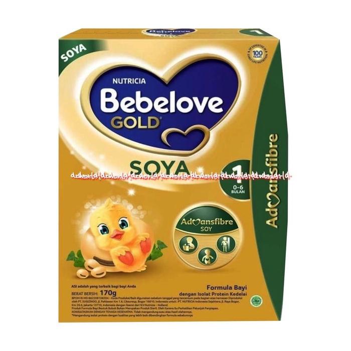 Gambar Nutricia Bebelove Gold 1 Soya 170gr Susu Formula Bayi Anak Kedelai Bebelac Gold Soya 1 no 1 dari Affan Susu Shop undefined Tokopedia