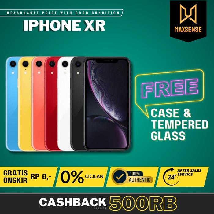 Gambar iPhone XR 64GB 128GB Garansi Resmi iBox - SECOND IBOX, XR 64GB dari Maxsense Store undefined Tokopedia